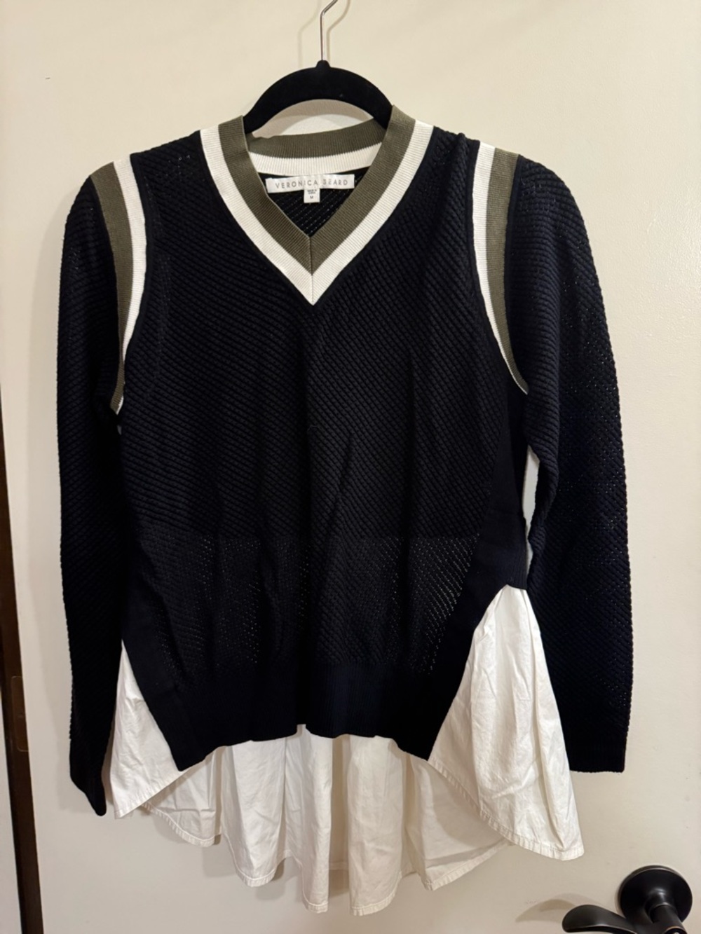 Veronica Beard blouse/sweater combo // M